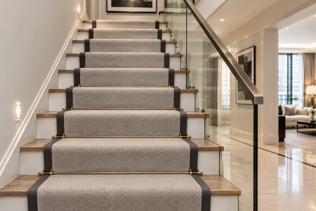 Stair Carpet Sharjah Installation